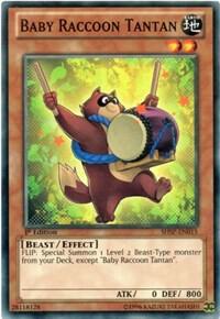 Baby Raccoon Tantan - Shadow Specters YuGiOh trading card