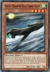 Mecha Phantom Beast Sabre Hawk - Shadow Specters YuGiOh trading card