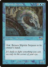 Sliptide Serpent - Nemesis (NMS) #43 - Rare Magic: The Gathering Trading Card