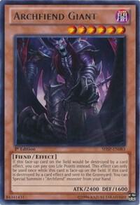 Archfiend Giant - Shadow Specters YuGiOh trading card