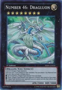 Number 46: Dragluon - Shadow Specters (SHSP) #SHSP-EN050 - Super Rare YuGiOh Trading Card