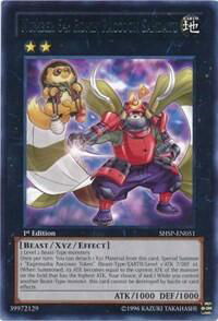 Number 64: Ronin Raccoon Sandayu - Shadow Specters (SHSP) #SHSP-EN051 - Rare YuGiOh Trading Card