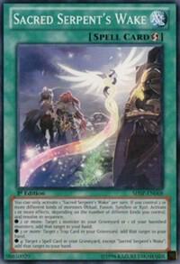 Sacred Serpent's Wake - Shadow Specters YuGiOh trading card