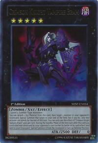 Crimson Knight Vampire Bram - Shadow Specters (SHSP) #SHSP-EN054 - Ultra Rare YuGiOh Trading Card
