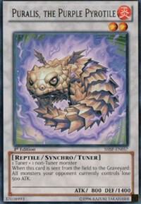 Puralis, the Purple Pyrotile - Shadow Specters YuGiOh trading card