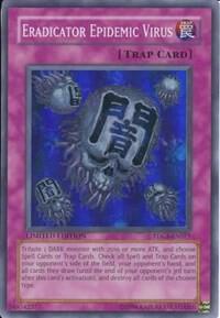 Eradicator Epidemic Virus trading card from The Duelist Genesis Eradicator Epidemic Virus - The Duelist Genesis YuGiOh trading card