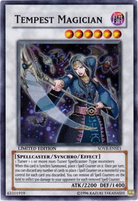 Tempest Magician - Stardust Overdrive (SOVR) #SOVR-ENSE1 - Super Rare YuGiOh Trading Card