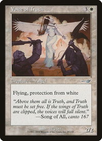 Voice of Truth - Nemesis (NMS) #25 - Uncommon Magic: The Gathering Trading Card