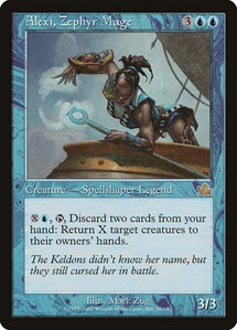 Alexi, Zephyr Mage - Prophecy (PCY) #28 - Rare Magic: The Gathering Trading Card