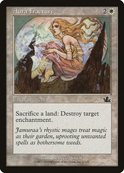 Aura Fracture trading card from Prophecy Aura Fracture - Prophecy Magic: The Gathering trading card