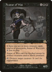 Avatar of Woe - Prophecy (PCY) #56 - Rare Magic: The Gathering Trading Card