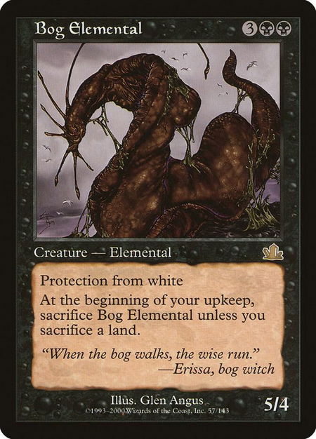 Bog Elemental - Prophecy Magic: The Gathering trading card