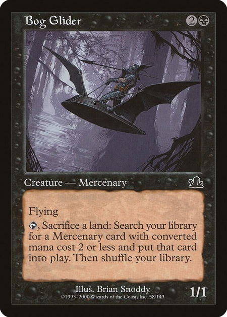 Bog Glider - Prophecy Magic: The Gathering trading card