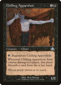 Chilling Apparition - Prophecy (PCY) #59 - Uncommon Magic: The Gathering Trading Card