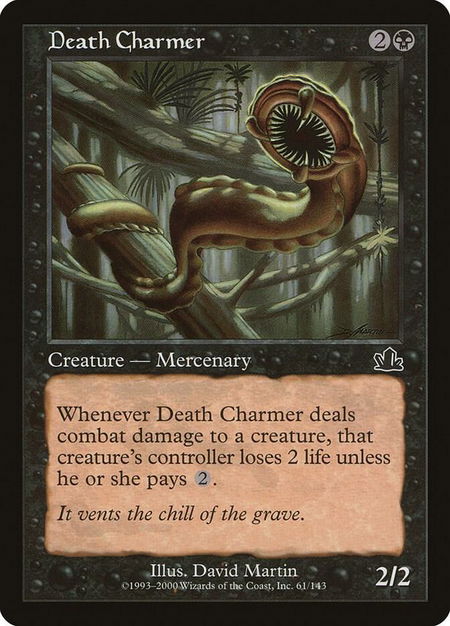 Death Charmer - Prophecy Magic: The Gathering trading card