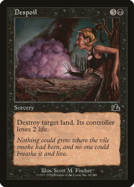 Despoil trading card from Prophecy Despoil - Prophecy Magic: The Gathering trading card