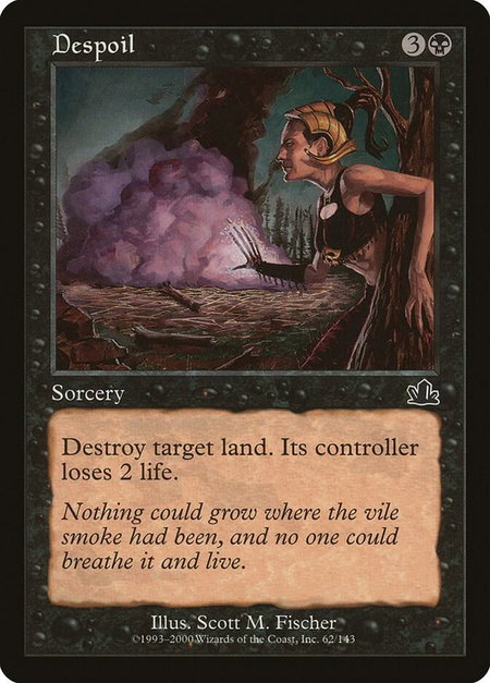 Despoil - Prophecy Magic: The Gathering trading card