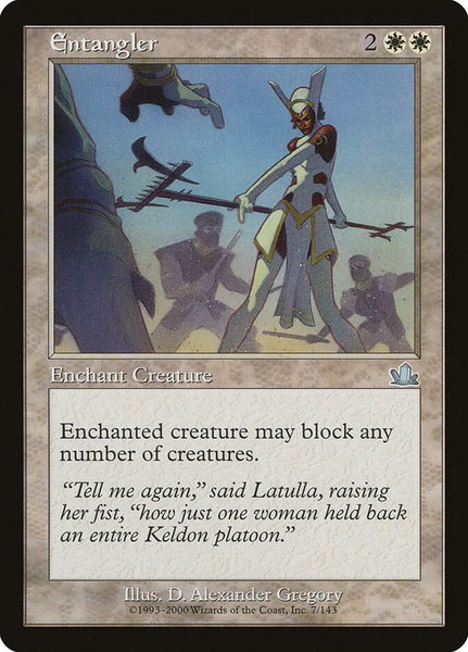Entangler - Prophecy Magic: The Gathering trading card