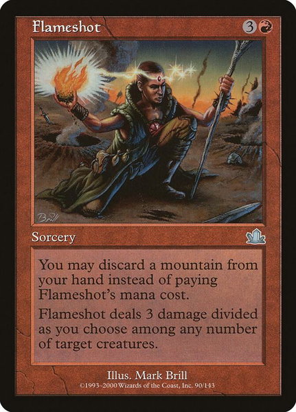 Flameshot - Prophecy Magic: The Gathering trading card