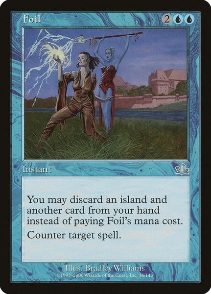 Foil trading card from Prophecy Foil - Prophecy Magic: The Gathering trading card