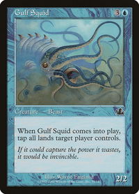 Gulf Squid - Prophecy (PCY) #35 - Common Magic: The Gathering Trading Card