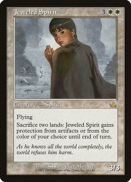 Jeweled Spirit - Prophecy Magic: The Gathering trading card