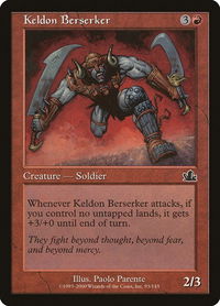 Keldon Berserker - Prophecy (PCY) #93 - Common Magic: The Gathering Trading Card