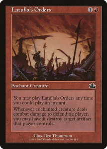 Latulla's Orders - Prophecy (PCY) #96 - Common Magic: The Gathering Trading Card