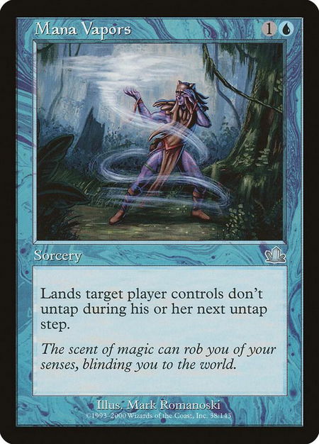 Mana Vapors - Prophecy Magic: The Gathering trading card