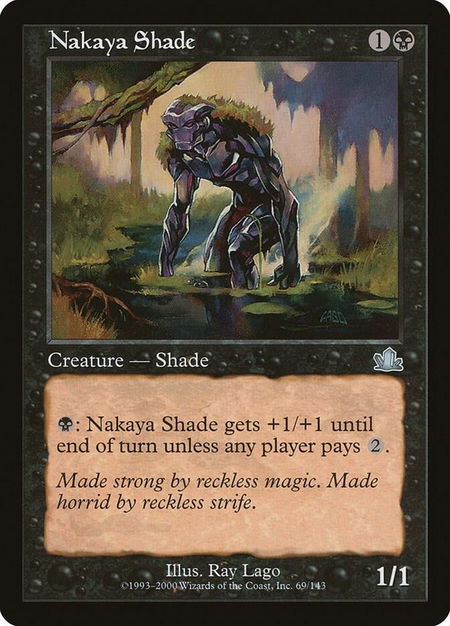 Nakaya Shade - Prophecy Magic: The Gathering trading card