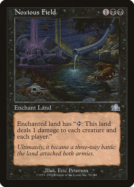 Noxious Field - Prophecy Magic: The Gathering trading card