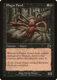 Plague Fiend - Prophecy (PCY) #73 - Common Magic: The Gathering Trading Card