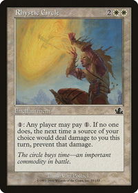 Rhystic Circle - Prophecy (PCY) #19 - Common Magic: The Gathering Trading Card