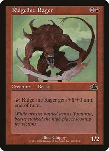 Ridgeline Rager - Prophecy (PCY) #100 - Common Magic: The Gathering Trading Card