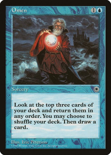 Omen - Portal Magic: The Gathering trading card