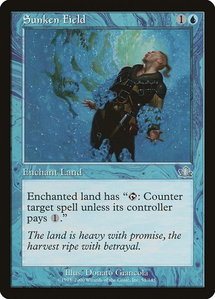 Sunken Field - Prophecy (PCY) #51 - Uncommon Magic: The Gathering Trading Card