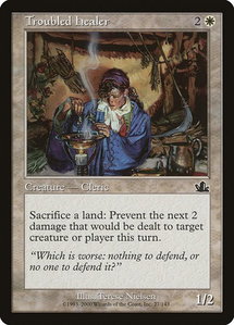 Troubled Healer - Prophecy (PCY) #27 - Common Magic: The Gathering Trading Card