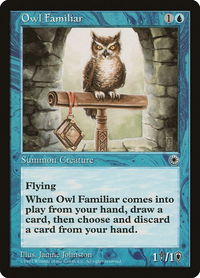 Owl Familiar - Portal (POR) #63 - Common Magic: The Gathering Trading Card