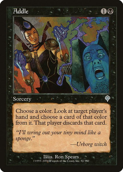 Addle trading card from Invasion Addle - Invasion Magic: The Gathering trading card