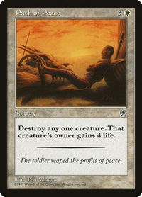 Path of Peace - Portal (POR) #21 - Common Magic: The Gathering Trading Card