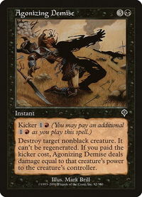 Agonizing Demise - Invasion (INV) #92 - Common Magic: The Gathering Trading Card