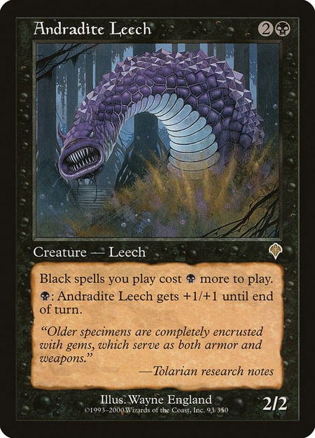 Andradite Leech - Invasion Magic: The Gathering trading card