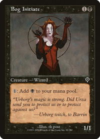 Bog Initiate - Invasion (INV) #95 - Common Magic: The Gathering Trading Card