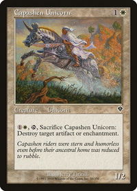 Capashen Unicorn - Invasion (INV) #10 - Common Magic: The Gathering Trading Card