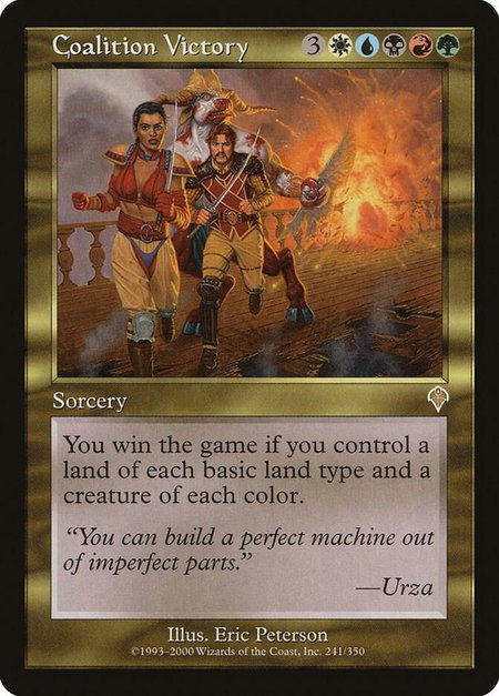 Coalition Victory - Invasion Magic: The Gathering trading card