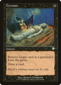 Cremate - Invasion (INV) #96 - Uncommon Magic: The Gathering Trading Card