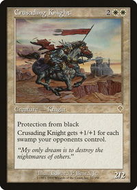 Crusading Knight - Invasion (INV) #12 - Rare Magic: The Gathering Trading Card