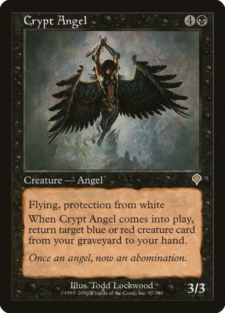 Crypt Angel - Invasion Magic: The Gathering trading card