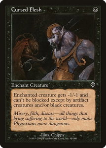 Cursed Flesh - Invasion (INV) #98 - Common Magic: The Gathering Trading Card