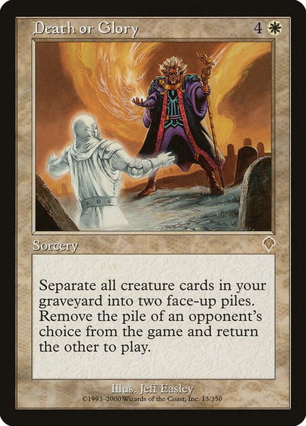 Death or Glory trading card from Invasion Death or Glory - Invasion Magic: The Gathering trading card